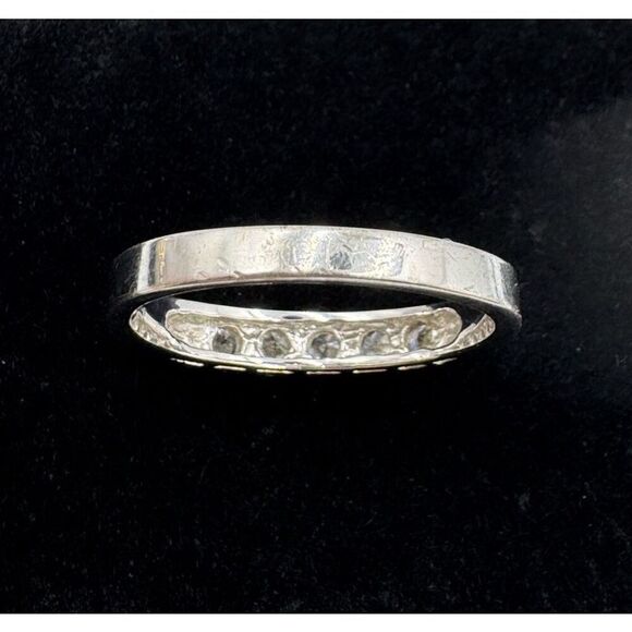 Avon Cubic Zirconia Five Stone Band Engagement‎ Promise Ring Size 11 - Picture 7 of 8